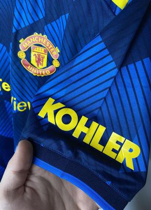 Оригинальная спортивная футбольная футболка adidas  manchester united6 фото