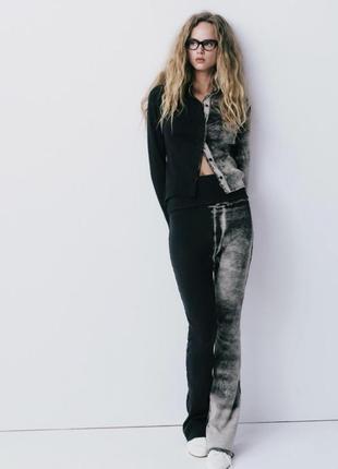 Zara спортивний костюм  тканина з ефектом потертості