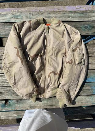 Alpha induatries jacket bomber альфа индустрис двусторонний бомбер винтаж vintage