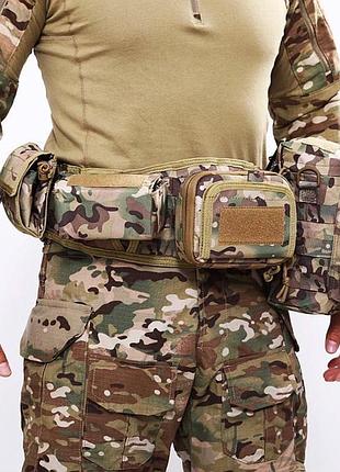 Тактичний ремінь розвантажувальний yakeda мультикам🔱