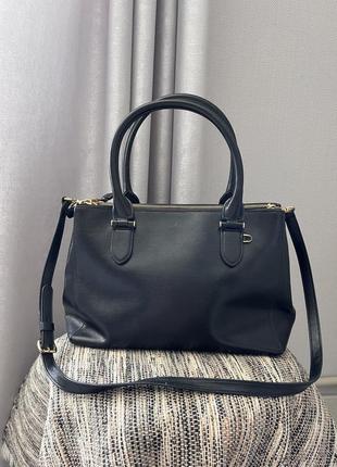 Вінтажна сумка polo ralph lauren з телячої шкіри з дорогих колекцій