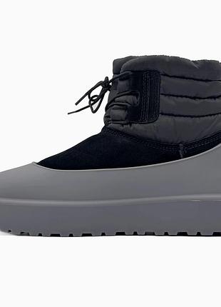 Ugg classic mini lace-up black , ugg, угг