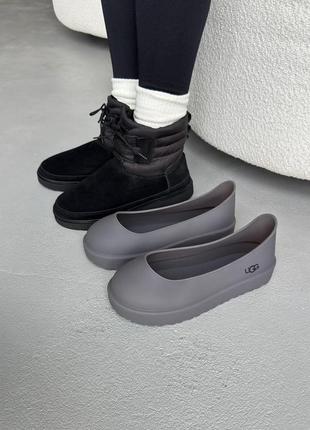 Ugg classic mini lace-up black , ugg, угг