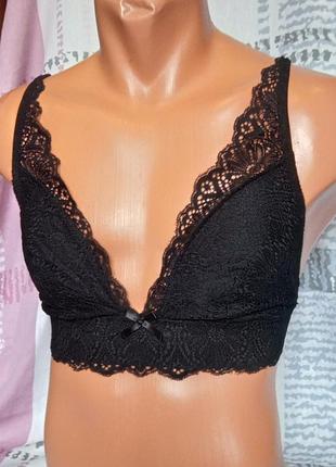 Шикарний бюстгальтер мереживний топ