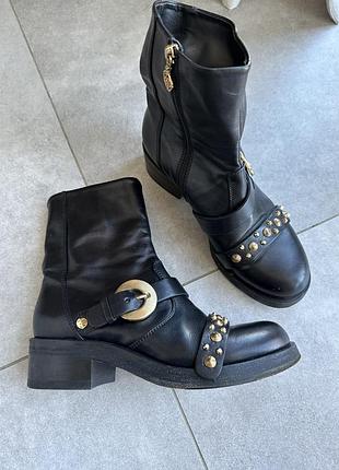 Кожаные сапоги, ботильоны fabi, 36 размер