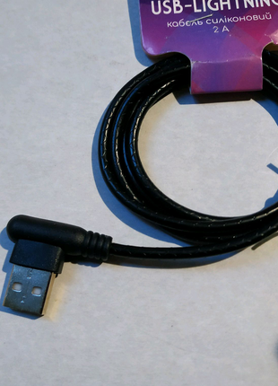 Кабель wiren usb-lightning 1m.2a.новий. 6