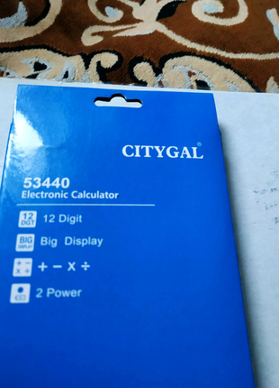 Калькулятор електронної citygal 53440 новий.