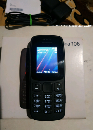 Nokia 106 полный комплект,превосходное состояние.