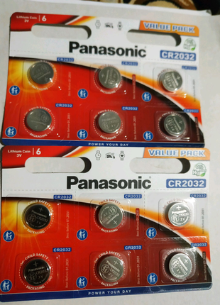 Батарейки panasonic cr2032-нова упаковка.