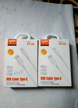Кабель veron mobile cv-03 2,4 a 1m usb+microusb.новий.