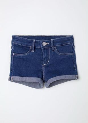 Новые модненькие джинсовые шорты h&m для девочек с новой коллекции.2 фото