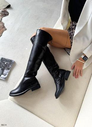 Стильные классические женские ботфорты деми/зима в наличии и под отшив 💛💙🏆