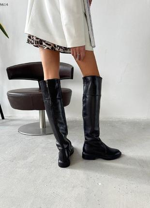 Стильные классические женские ботфорты деми/зима в наличии и под отшив 💛💙🏆