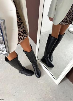 Стильные классические женские ботфорты деми/зима в наличии и под отшив 💛💙🏆