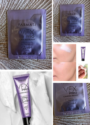 💫farmasi strobe vfx pro camera ready крем стробінг, сяючий працмер основа під макіяж