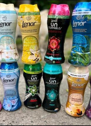 Гранулированный кондиционер ополаскиватель lenor unstoppab.