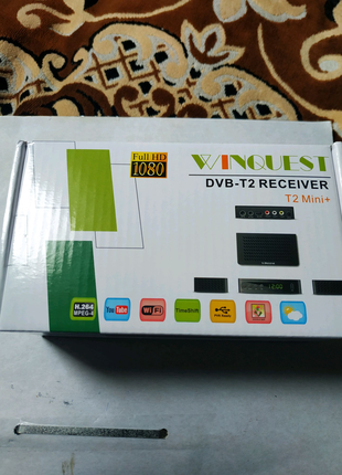 Тюнер т-2 winquest dvb-t2 reseiver t2 mini+.новий.