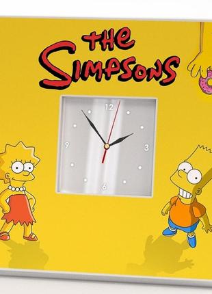 Годинник «сімпсони. the simpsons» герої мультфільму в дитячу кімнату, прикраса в спальню, подарунок