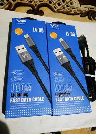 Кабель на телефон veron lv-09 usb-lightning.