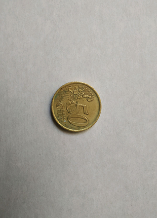 50 євро центів.2002год.