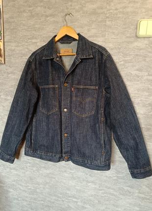 Винтажная джинсовая куртка джинсовка vintage levi's jacket levis made in tunisia