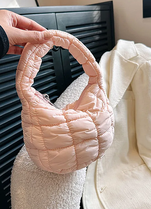 Новая базовая стеганная мини сумка в стиле cos