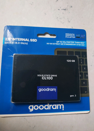 Ssd goodram cl100 120gb 2,5" новий.