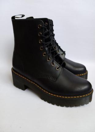 Кожаные ботинки dr. martens shriver hi