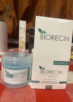 Крем зволожуючий денний віковий anti-age biorecin