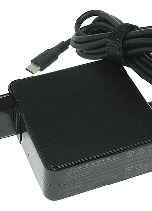 Блок живлення для ноутбука type-c 65w 5v 3a, 9v 3a, 15v 3a, 20v 3