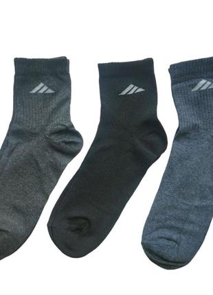 Носки мужские 3 шт хлопок adidas 40-45 набор носков для мужчин разные цвета на каждый день