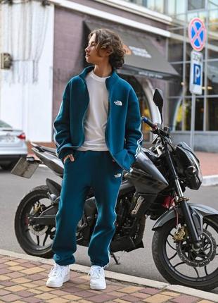 Підлітковий зимовий костюм tnf фліс синій