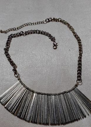 Кольє золоте палочки 2