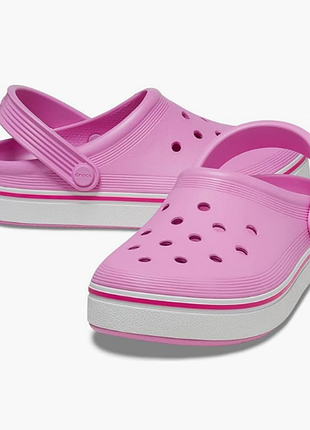 Crocs кроксы клоги сабо шлепки off court clog taffy Tie