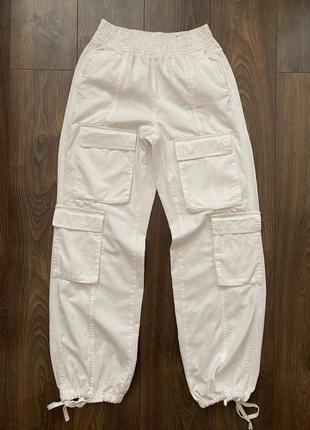 Карго брюки, джоггеры bershka chunky cargo multipocket