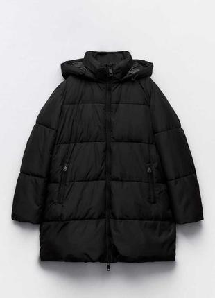 Куртка пуховик женский зара zara xs, s, m, xl