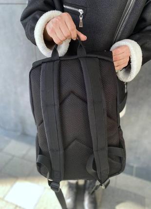 Рюкзак для ноутбука, міський, чорний7 фото