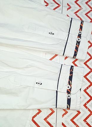 😉1+1=3 стильная белая мужская рубашка оксфорд хлопок joe browns, размер 52 - 54