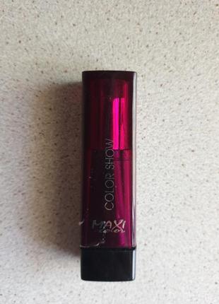 Maxi color color show увлажняющая помада ( тестер)