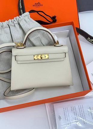 Кожа брендовая сумка kelly 19