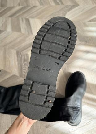 Шикарные эффектные длинные ботфорты