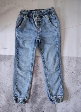 Джинсы джоггеры, детские джинсы джоггеры на мальчика 122см.
