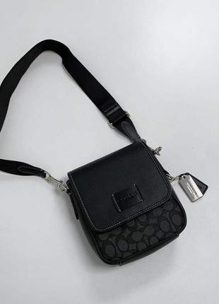Чоловіча шкіряна сумка coach