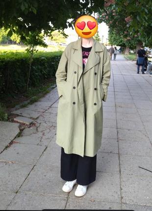 Тренч оливковый хаки м 4