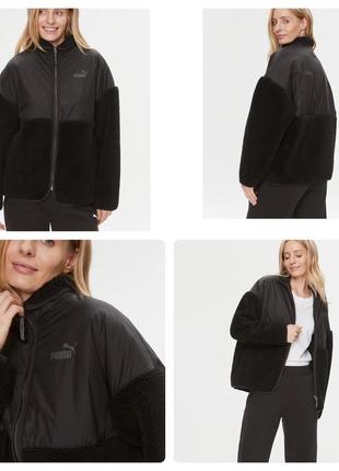 Жіноча куртка puma sherpa hybrid jacket 675371-01 (оригінал)