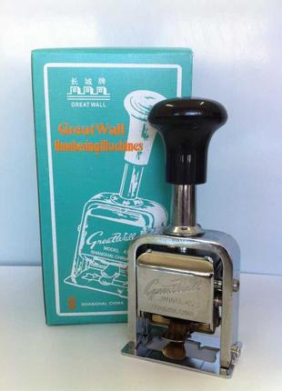 Автоматична нумераційна машина great wheel