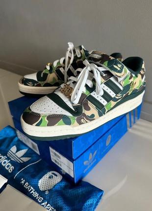 Кроссовки adidas forum 84 x bape