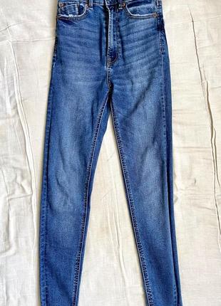 Джинсы skinny узкие джинсы stradivarius джинсы высокая посадка зауженные джинсы скинни
