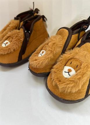 Тапочки с прорезиновой подошвой, тапки для садика