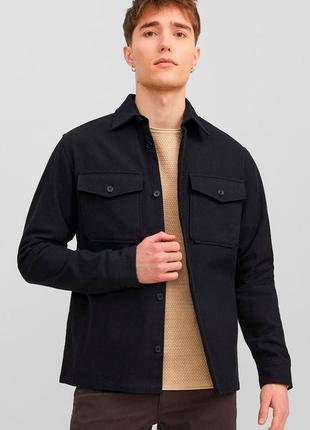 Щільна бавовняна сорочка від jack& jones